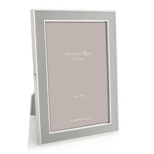 Load image into Gallery viewer, Grey Enamel &amp; Silver Frame
