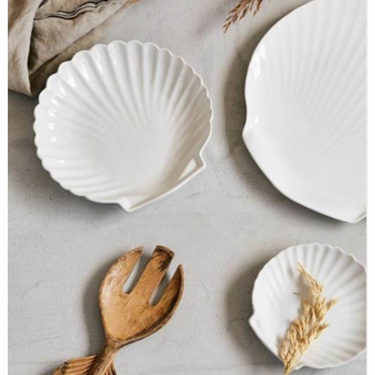 White Shell Plate
