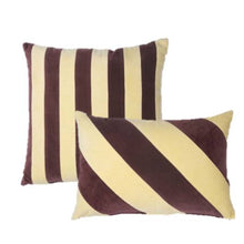 Load image into Gallery viewer, Striped Yellow Cushions, Sq/Rec
