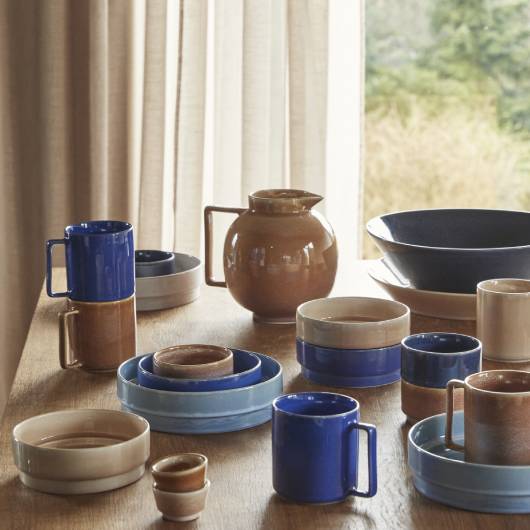 Blue Ceramics Bowl, s/3