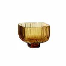 Load image into Gallery viewer, Square Amber Bowl, s/2
