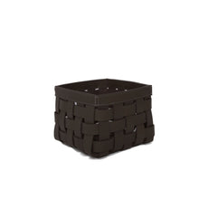 Load image into Gallery viewer, Braided Leather Basket- Small
