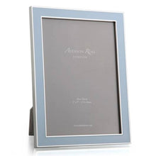 Load image into Gallery viewer, Powder Blue Enamel &amp; Silver Frame
