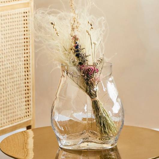 Glass Bum Vase