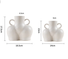 Laden Sie das Bild in den Gallery Viewer, Ceramic Butt Vase- Female Body Vase
