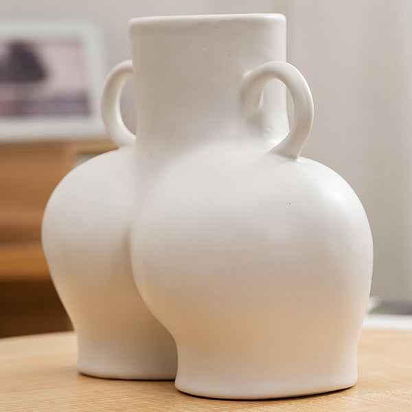 Ceramic Butt Vase- Female Body Vase