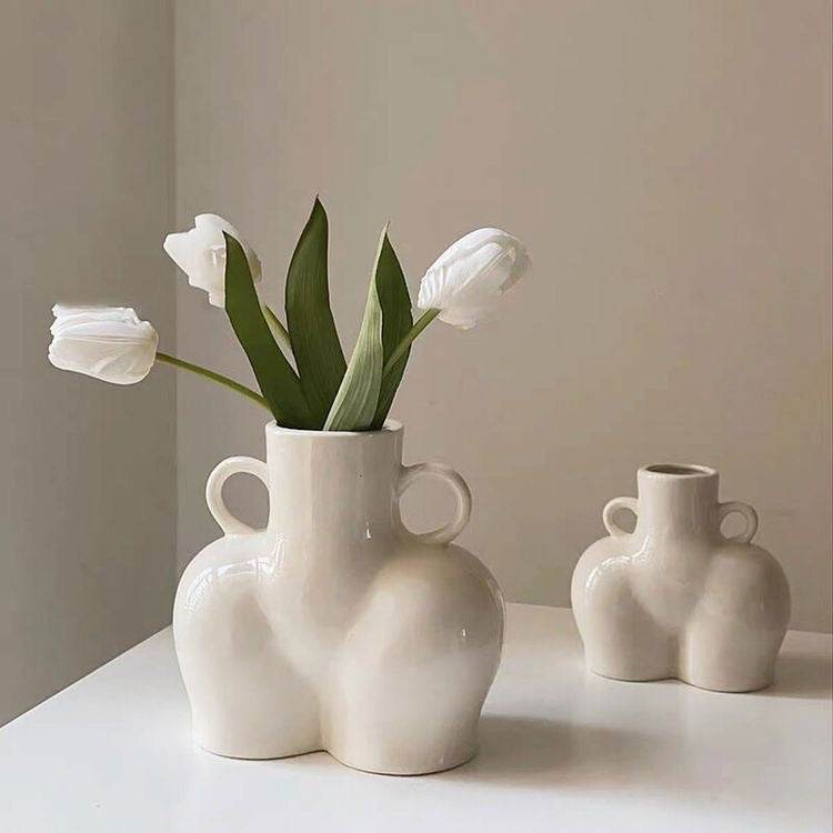 Ceramic Butt Vase- Female Body Vase