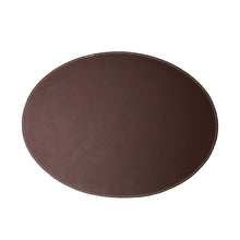 Load image into Gallery viewer, Leather Oval Placemat
