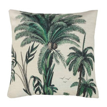 Load image into Gallery viewer, Printed Palm Trees Cushion, 45x45
