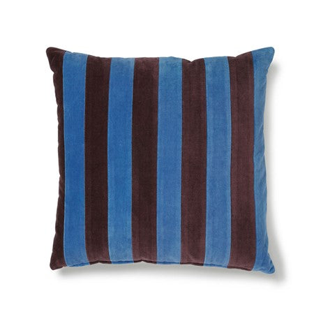 Striped Blue Cushions, Sq/Rec
