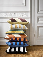 Load image into Gallery viewer, Striped Yellow Cushions, Sq/Rec
