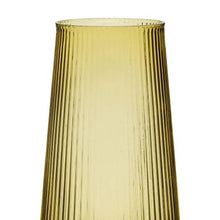 Charger l&#39;image dans la visionneuse de la galerie, Vase en verre rosé jaune
