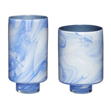 Charger l&#39;image dans la visionneuse de la galerie, Vase d&#39;art en marbre bleu - à partir de
